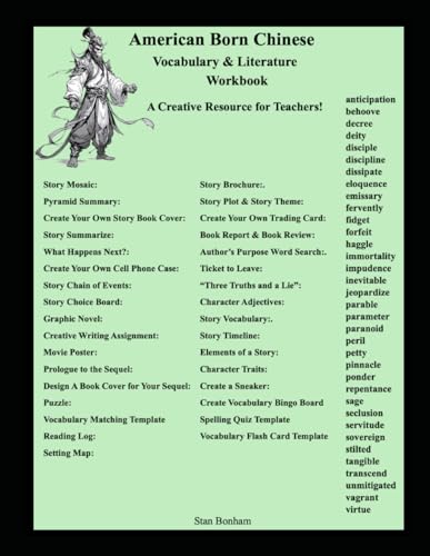 American Born Chinese Vocabulary & Literature Workbook: A Creative Resource for Teachers! von Independently published