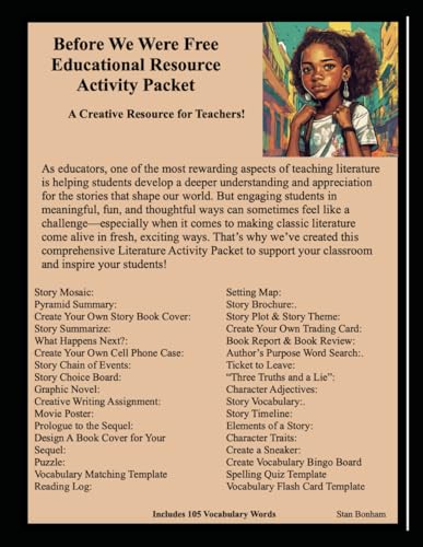 Before We Were Free Educational Resource Activity Packet: A Creative Resource for Teachers! von Independently published