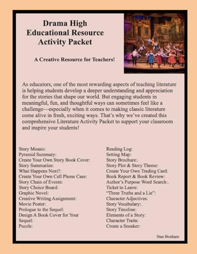 Drama High Educational Resource Activity Packet von Independently published