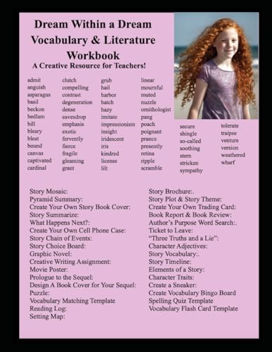 Dream Within a Dream Vocabulary & Literature Workbook: A Creative Resource for Teachers! von Independently published