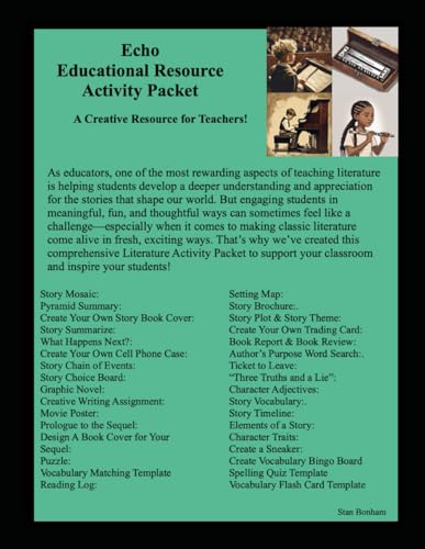 Echo Educational Resource Activity Packet von Independently published