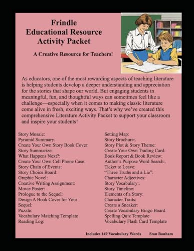 Frindle Educational Resource Activity Packet: A Creative Resource for Teachers! von Independently published