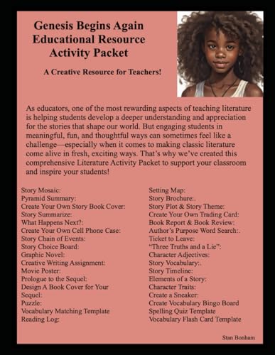 Genesis Begins Again Educational Resource Activity Packet von Independently published