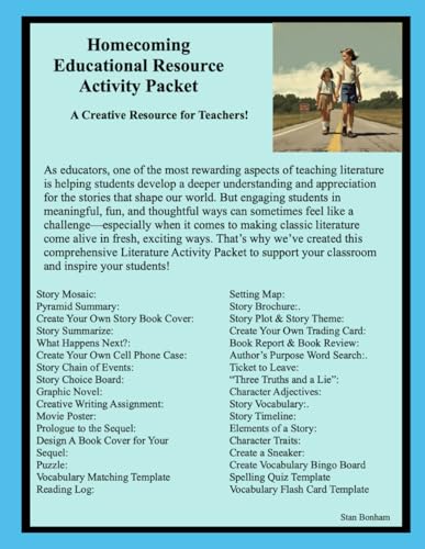 Homecoming Educational Resource Activity Packet von Independently published