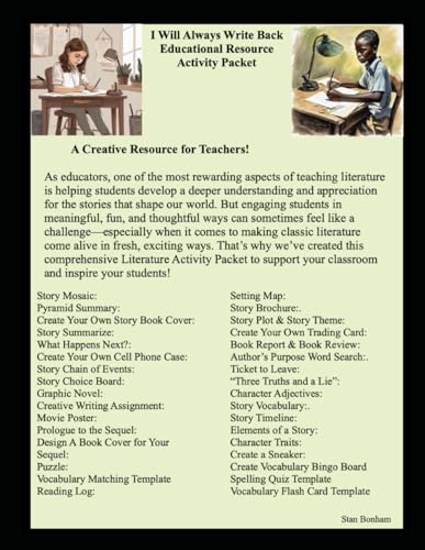 I Will Always Write Back Educational Resource Activity Packet von Independently published