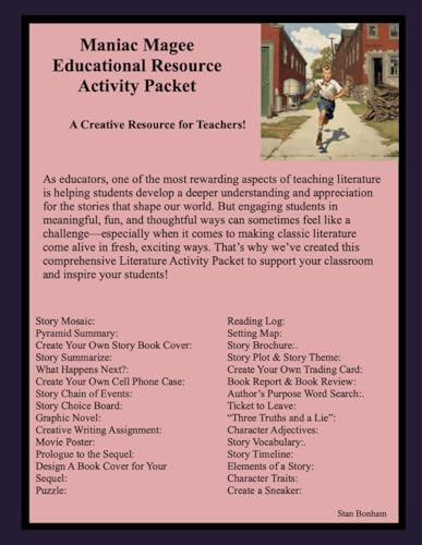 Maniac Magee Educational Resource Activity Packet von Independently published
