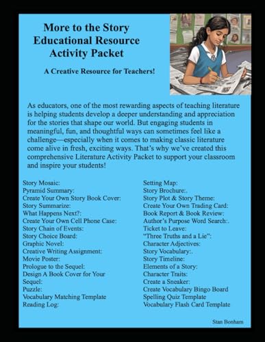 More to the Story Educational Resource Activity Packet von Independently published