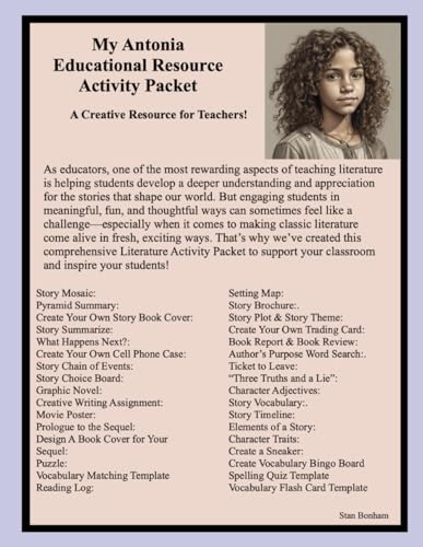 My Antonia Educational Resource Activity Packet von Independently published