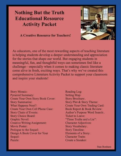 Nothing But the Truth Educational Resource Activity Packet von Independently published