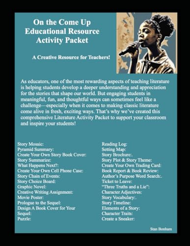 On the Come Up Educational Resource Activity Packet von Independently published
