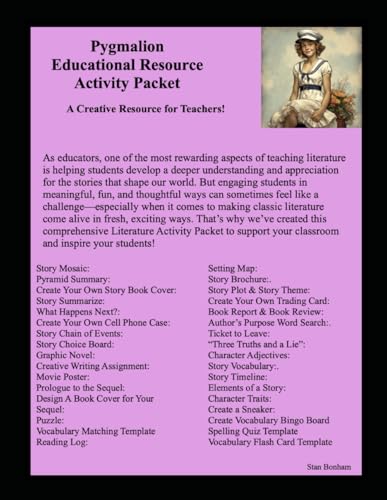 Pygmalion Educational Resource Activity Packet von Independently published