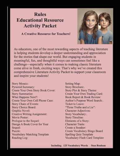 Rules Educational Resource Activity Packet: A Creative Resource for Teachers! von Independently published