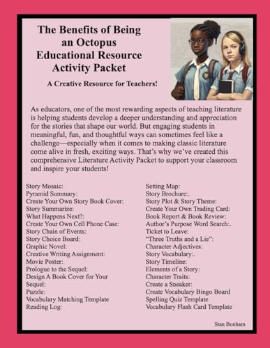 The Benefits of Being an Octopus Educational Resource Activity Packet von Independently published