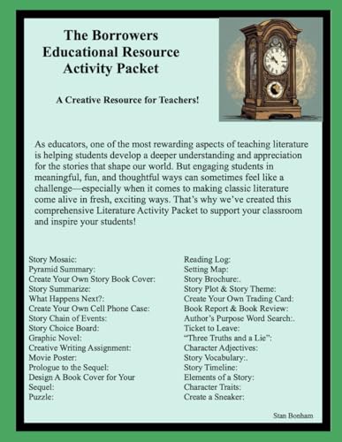 The Borrowers Educational Resource Activity Packet von Independently published
