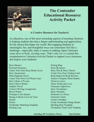 The Contender Educational Resource Activity Packet von Independently published
