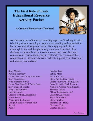 The First Rule of Punk Educational Resource Activity Packet von Independently published