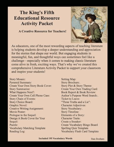 The King's Fifth Educational Resource Activity Packet von Independently published