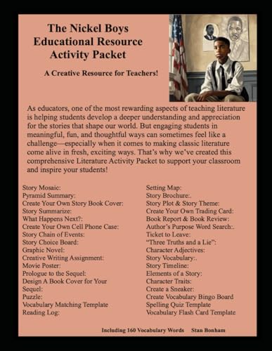 The Nickel Boys Educational Resource Activity Packet: A Creative Resource for Teachers! von Independently published