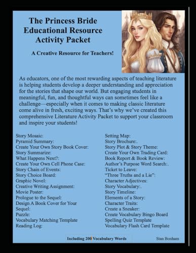 The Princess Bride Educational Resource Activity Packet von Independently published
