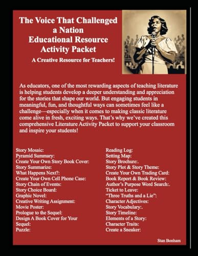 The Voice That Challenged a Nation Educational Resource Activity Packet von Independently published