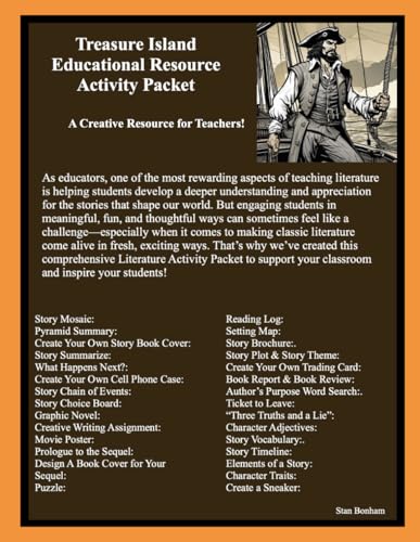 Treasure Island Educational Resource Activity Packet von Independently published