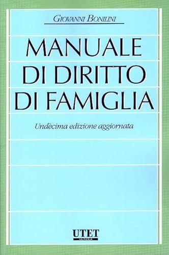 Manuale di diritto di famiglia von Utet Giuridica