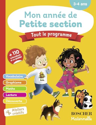 Mon année de Petite section N.E. 2024: +110 autocollants et un poster