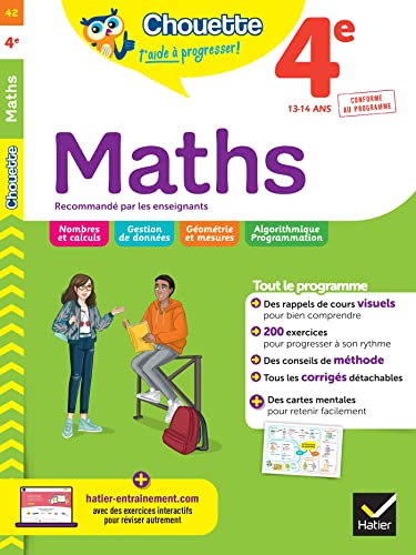 Chouette - Maths 4e: cahier de révision et d'entraînement recommandé par les enseignants Chouette - Maths 4e: cahier de révision et d'entraînement recommandé par les enseignants