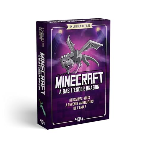 Minecraft - À bas l'Ender dragon ! - Le jeu de cartes von 404 EDITIONS