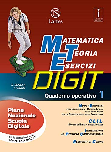 Matematica teoria esercizi digit. Quaderno operativo. Per la Scuola media. Con e-book. Con espansione online (Vol. 1) von Lattes