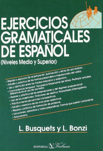 Ejercicios gramaticales de español (Colección Cervantes) von Editorial Verbum