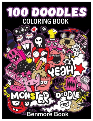 100 Doodles Coloring Book: Kawaii Doodle Cute 100 Coloring Pages Coloring Book for Adults and Kids Relaxing & Inspiration (Volume 1) von Independently published