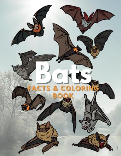 Bats: Facts & Coloring Book: Fun Facts and Colouring Activity Book for Children Aged 2 to 16 Years (Animal Facts and Coloring) Bats: Facts & Coloring Book: Fun Facts and Colouring Activity Book for Children Aged 2 to 16 Years (Animal Facts and Coloring) von Independently published