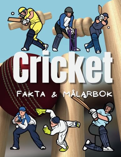 Cricket Fakta & Målarbok: Aktivitetsbok för barn i åldrarna 2 till 12 år Cricket Fakta & Målarbok: Aktivitetsbok för barn i åldrarna 2 till 12 år von Independently published