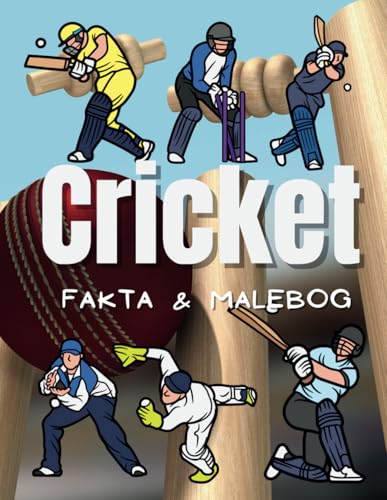 Cricket fakta og malebog: Aktivitetsbog for børn i alderen 2 til 12 år Cricket fakta og malebog: Aktivitetsbog for børn i alderen 2 til 12 år von Independently published