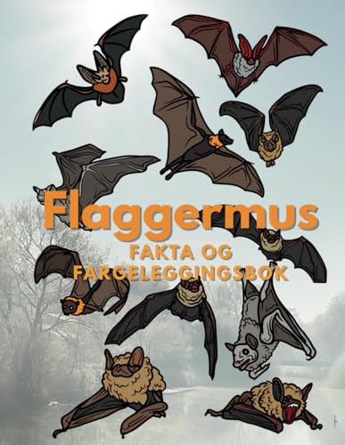 Flaggermus: Fakta og fargeleggingsbok: Aktivitetsbok for barn i alderen 2 til 16 år Flaggermus: Fakta og fargeleggingsbok: Aktivitetsbok for barn i alderen 2 til 16 år von Independently published