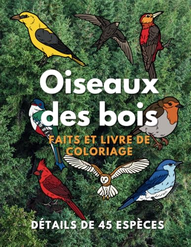 Oiseaux des bois : faits et livre de coloriage: pour les enfants de 2 à 16 ans (Faits sur les animaux et coloration, Band 18) Oiseaux des bois : faits et livre de coloriage: pour les enfants de 2 à 16 ans (Faits sur les animaux et coloration, Band 18) von Independently published