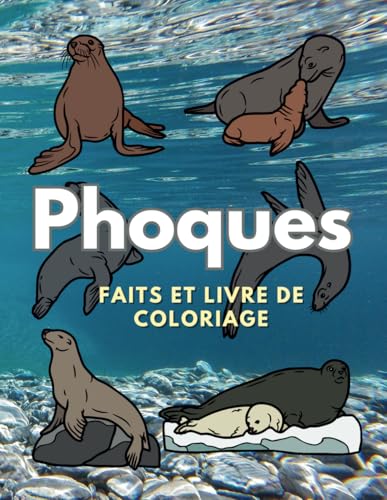 Phoques: faits et livre de coloriage: Cahier d'activités pour les enfants de 2 à 16 ans (Faits sur les animaux et coloration, Band 9) Phoques: faits et livre de coloriage: Cahier d'activités pour les enfants de 2 à 16 ans (Faits sur les animaux et coloration, Band 9) von Independently published
