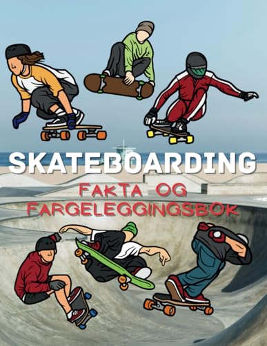 Skateboarding fakta og fargeleggingsbok: Aktivitetsbok for barn i alderen 2 til 12 år Skateboarding fakta og fargeleggingsbok: Aktivitetsbok for barn i alderen 2 til 12 år von Independently published