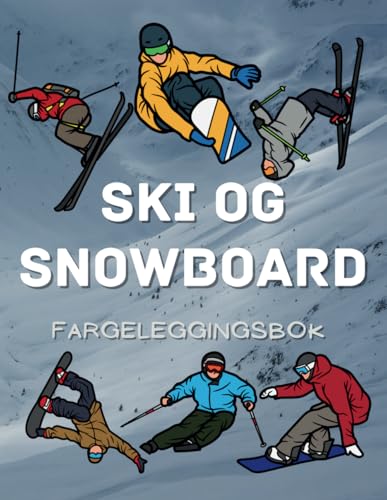 Ski og Snowboard Fargeleggingsboken: Aktivitetsbok for barn i alderen 2 til 16 år Ski og Snowboard Fargeleggingsboken: Aktivitetsbok for barn i alderen 2 til 16 år von Independently published