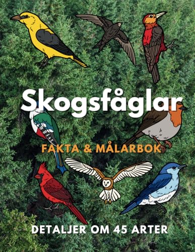 Skogsfåglar: Fakta och målarbok: För barn i åldrarna 2 till 16 år Skogsfåglar: Fakta och målarbok: För barn i åldrarna 2 till 16 år von Independently published