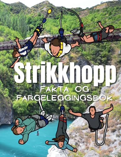 Strikkhopp fakta og fargeleggingsbok: for barn i alderen 2 til 12 år Strikkhopp fakta og fargeleggingsbok: for barn i alderen 2 til 12 år