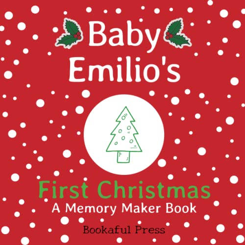 Baby Emilio's First Christmas: "A DIY Christmas Memory Maker Book"