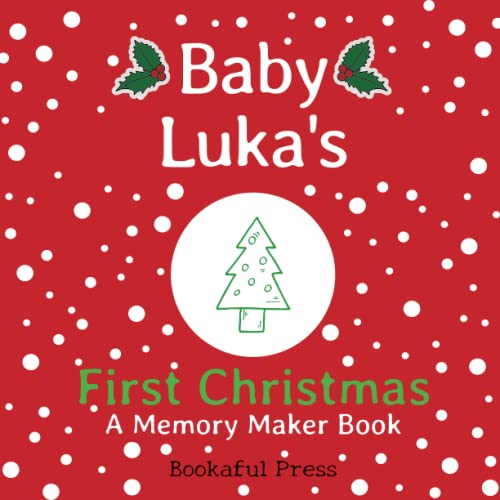 Baby Luka's First Christmas: "A DIY Christmas Memory Maker Book"
