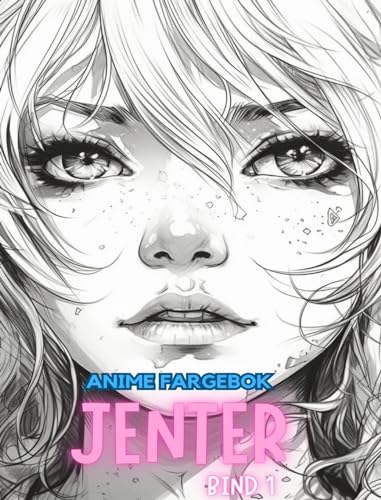Anime fargebok JENTER VOLUM 1: Manga Art & Anime von Blurb