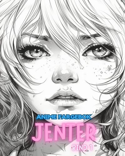 Anime fargebok JENTER VOLUM 1: Manga Art & Anime von Blurb