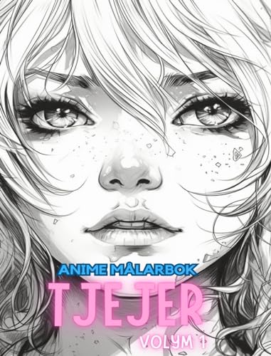 Anime målarbok TJEJER VOLYM 1: Manga Art & Anime von Blurb