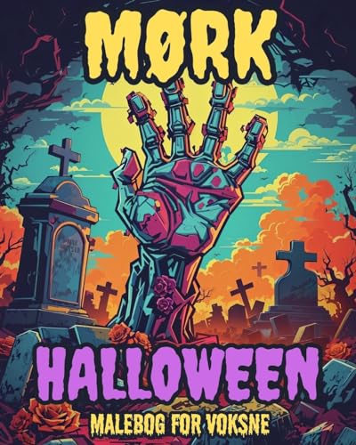 Halloween: Horror Malebog for voksne med skræmmende væsner: Skræmmende græskarvæsner, skræmmende fugleskræmsler og mere til afslapning von Blurb