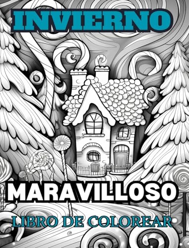 LAS MARAVILLAS DE INVIERNO Libro para colorear para adultos: Con escenas invernales, árboles nevados, animales lindos y más. von Blurb