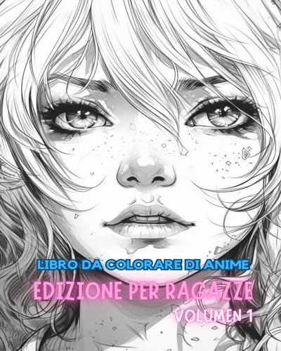 Libro da colorare anime EDIZIONE PER RAGAZZE VOLUME 1: Appassionati di arte manga e anime per alleviare lo stress da colorare von Blurb